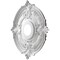 Ekena Millwork Attica PVC Medallion (Canopies up to 5 5/8"), 16"OD x 3 1/2"ID x 1"P, Universal Metallic Rustic Mist CMP16ATERU - alternate 4